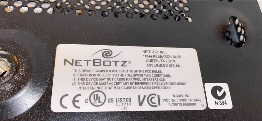 APC Netbotz Lot: 1x 500, 2x NBRK0200, & 1x 150 NBPD0150(S6LLST7085)