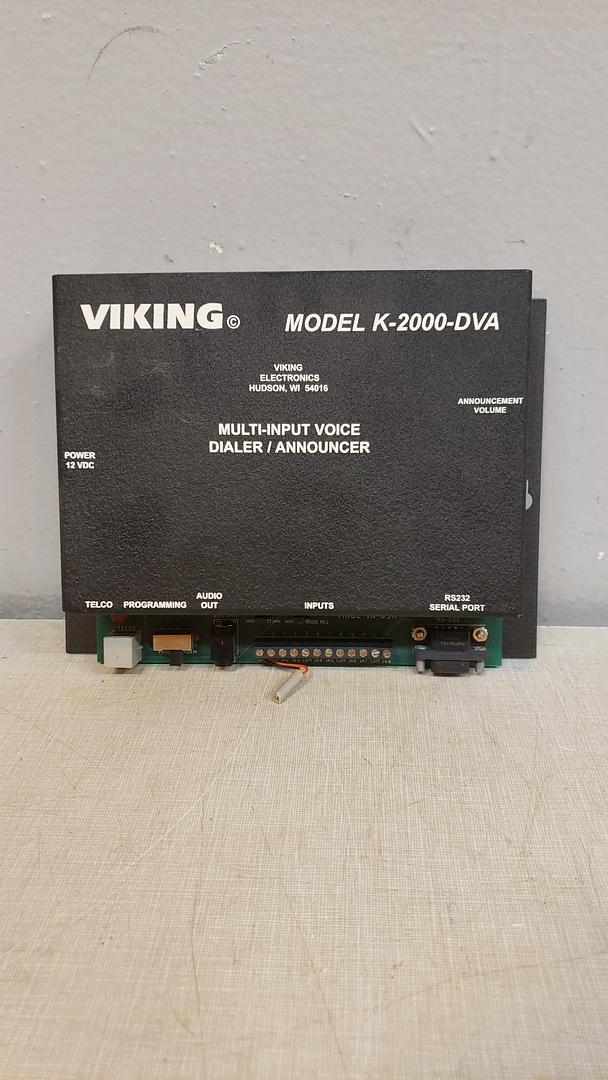 Viking K-2000-DVA Multi-Input Voice Dialer/Announcer(S6LLST8971)