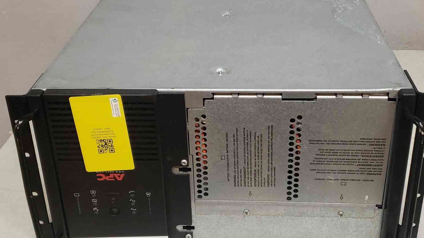 APC 208VAC Rack Mounted UPS SU5000RMXLT5U 5000VA No Bezel (SKU: 106961)