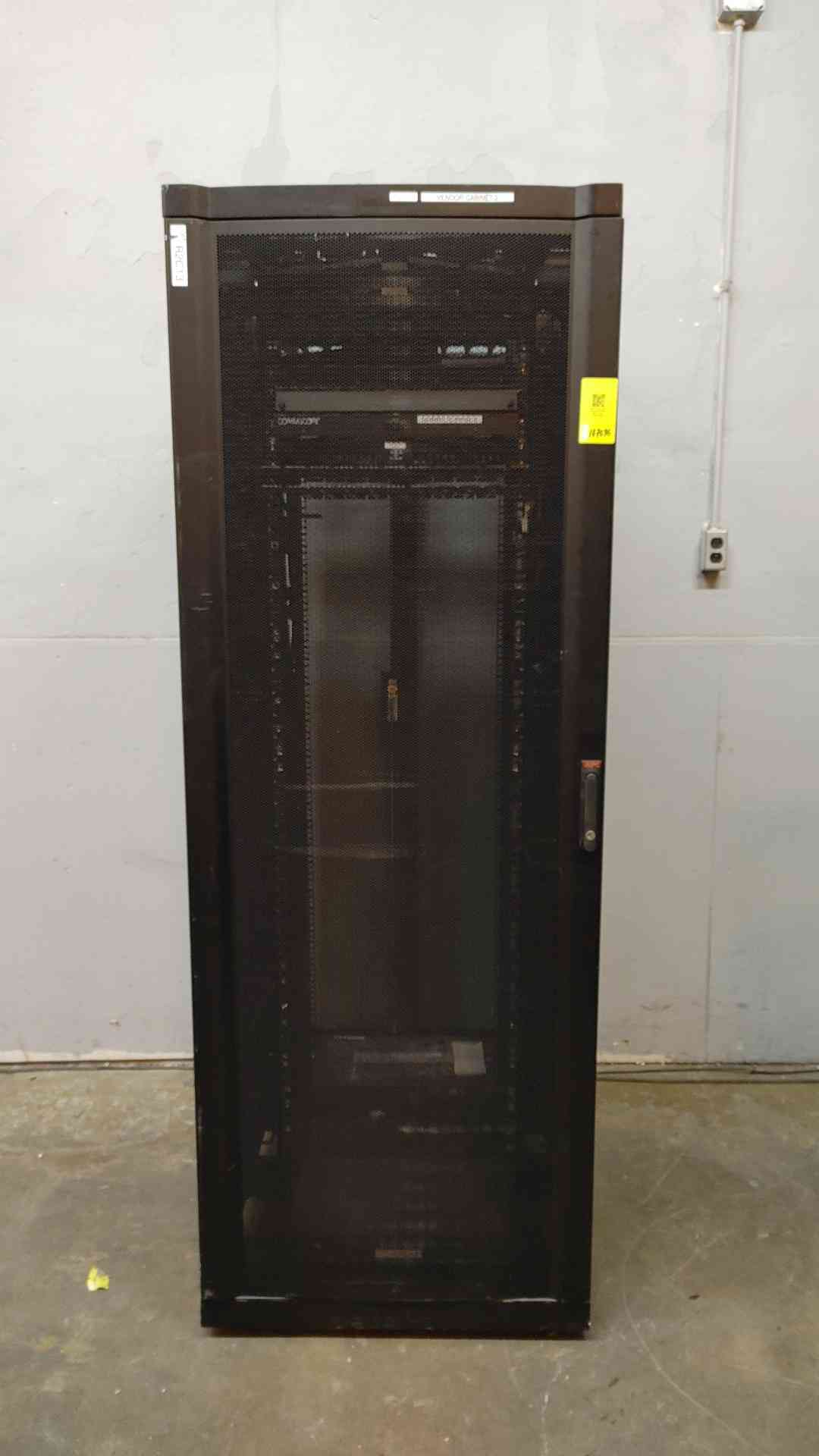 42U APC Fully Enclosed Rolling Server Rack AR2313BLK Extra Wide Type