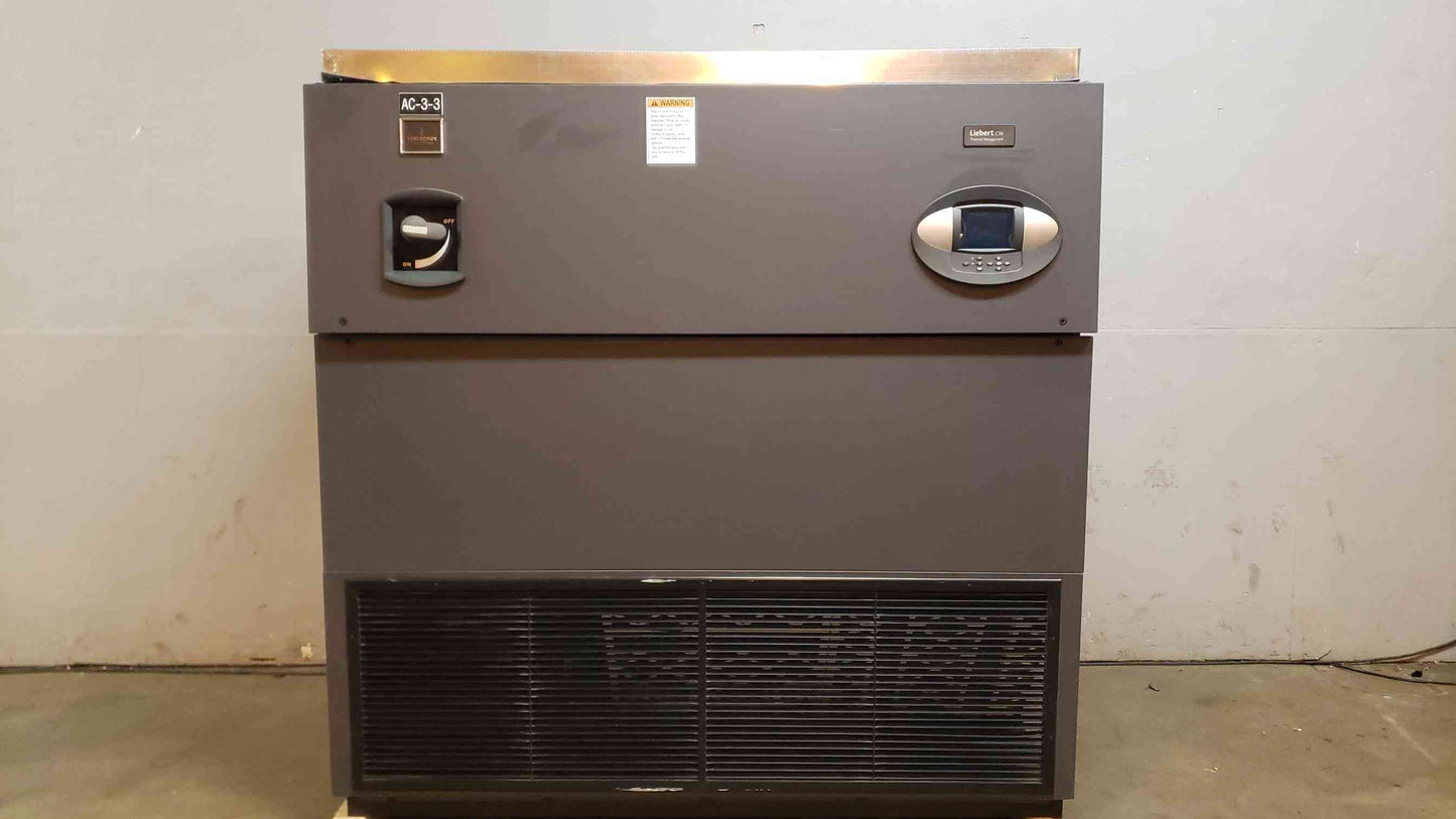 Liebert Vertiv 460V 3PH CRAC Unit CW060U 17 Ton Upflow AC '15 Chilled Water (SKU: 107111)