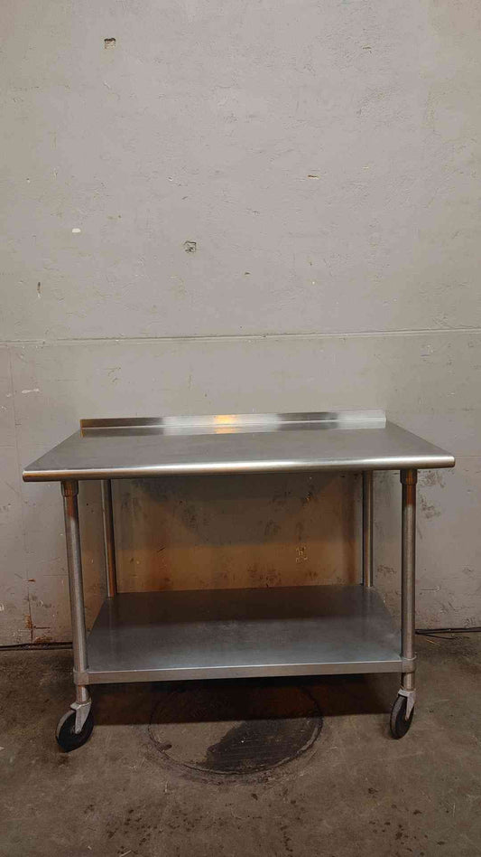 4' Stainless Steel Prep Table