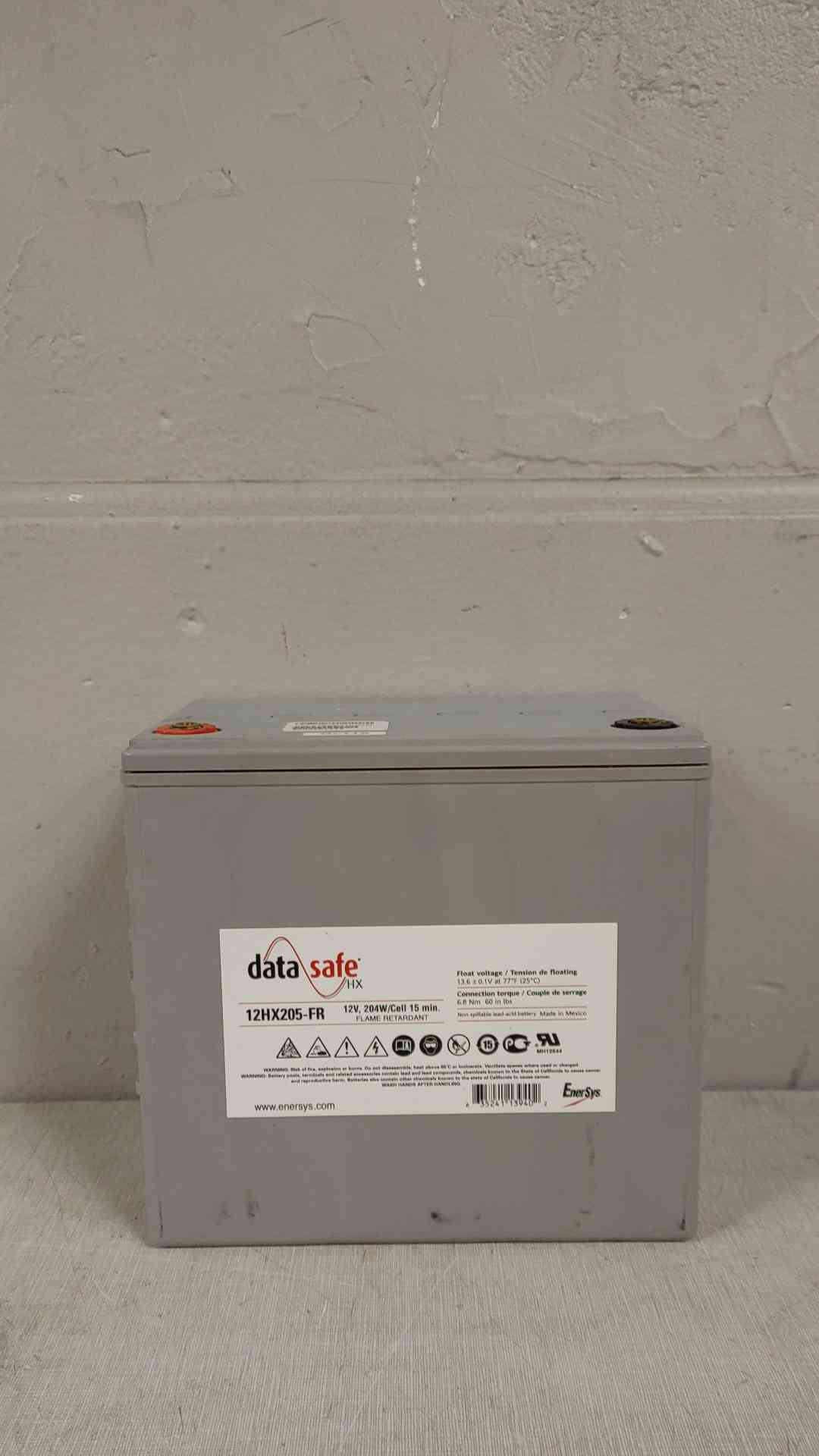 50Amp DataSafe 12V Lead Acid Battery 12HX205-FR '19 TESTED