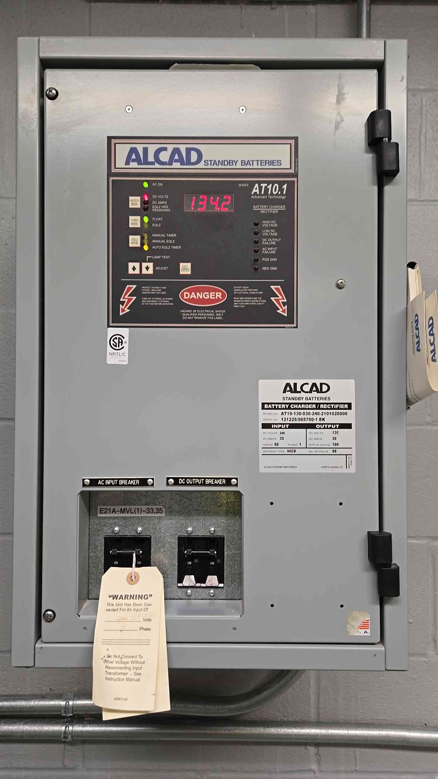 Alcad Battery Charger/ Rectifier