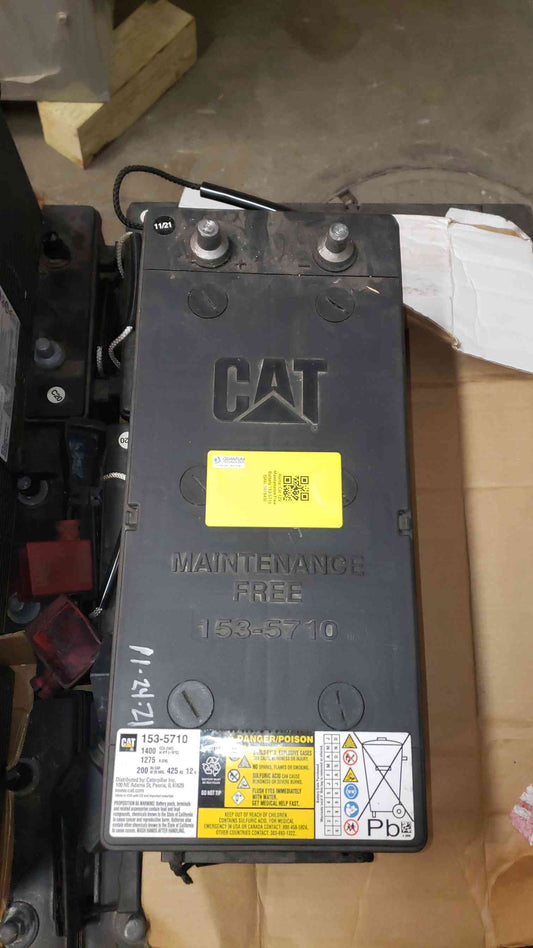 Cat 12V Maintenance Free Generator Battery 153-5710 2021 1400CCA (SKU: 107843)