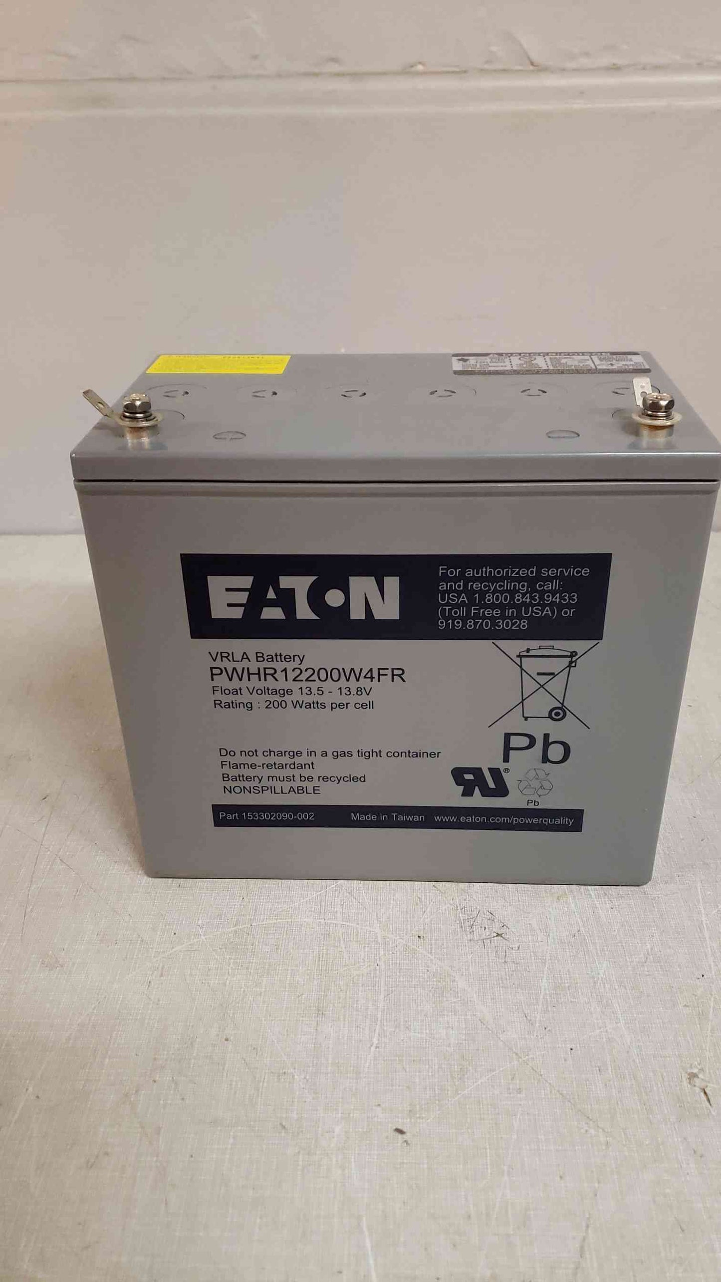 EATON 52A VRLA Battery PWHR12200W4FR '22 52 Amp Solar Audio UPS (SKU: 107972)