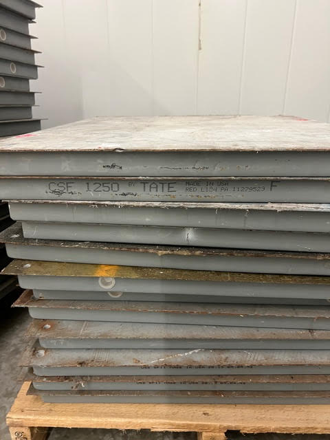 Bare Concrete Bolt Down CCN Tate Floor Tiles Uncut 2'x2'