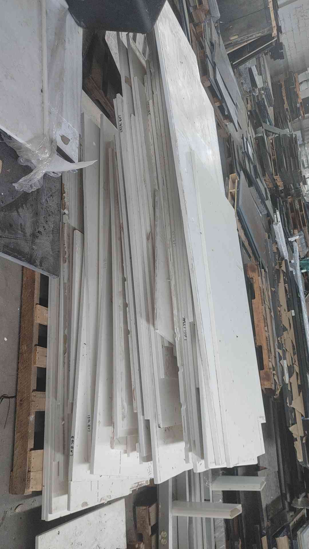 White Corian Countertops 30" Deep. Linear feet(100529)