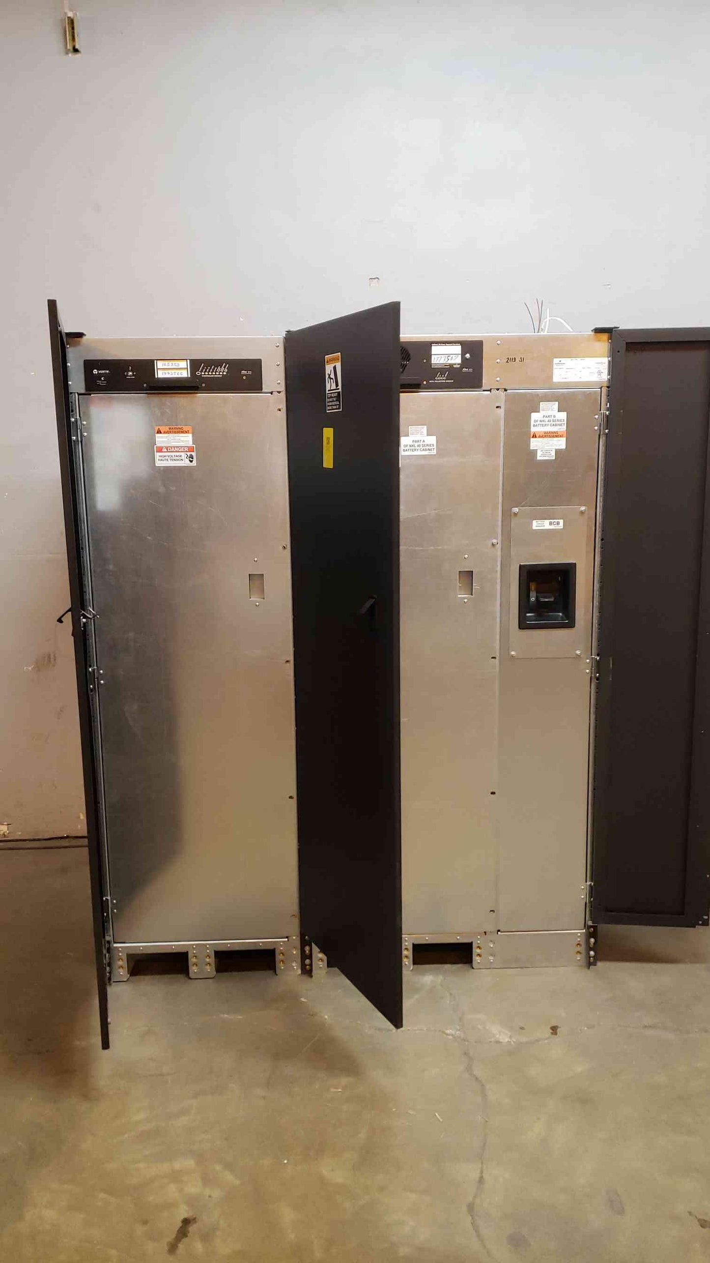 Emerson/Liebert 384-576VDC Battery Cabinet 38BB300X2K2BL1B (SKU: 107110)