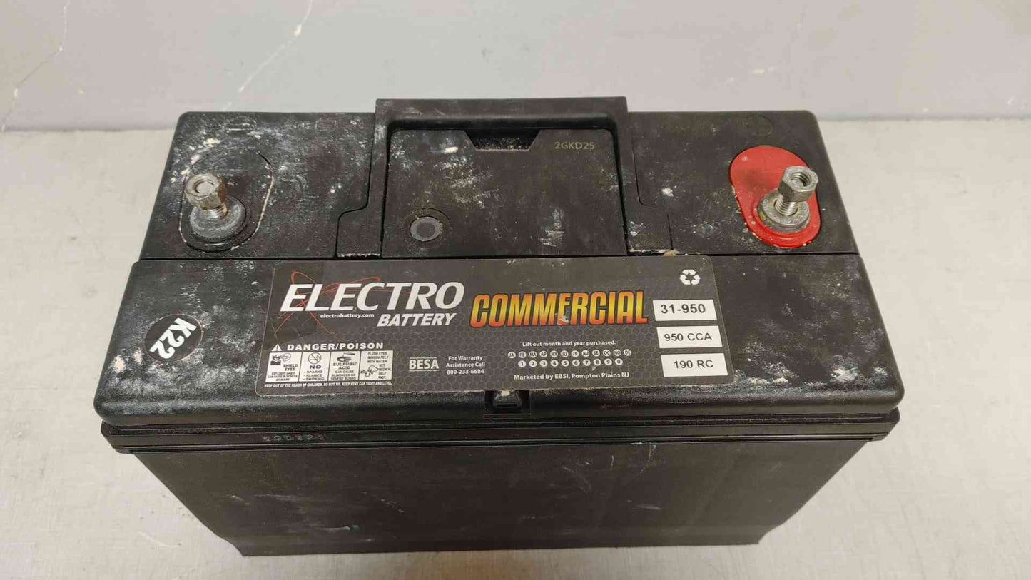 Electro Commercial Battery 12V 950CCA 190RC 31-950 '22 TESTED (107623)