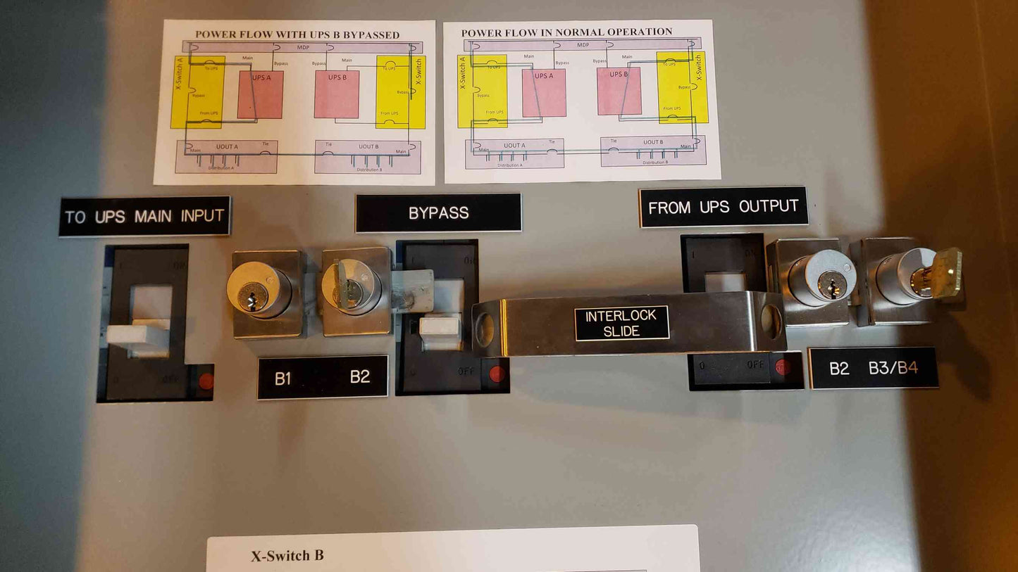 Tech Connect X-Switch UPS Bypass Switch 480/277V XSP3-500-3GS-C-116