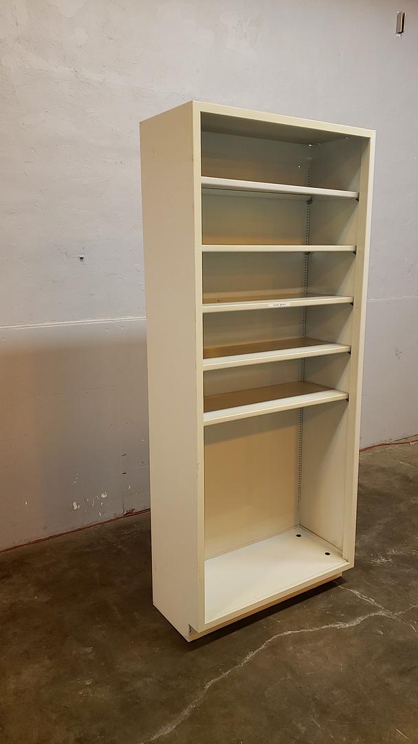 7' Tall White Metal Shelf(S6LLST11480)