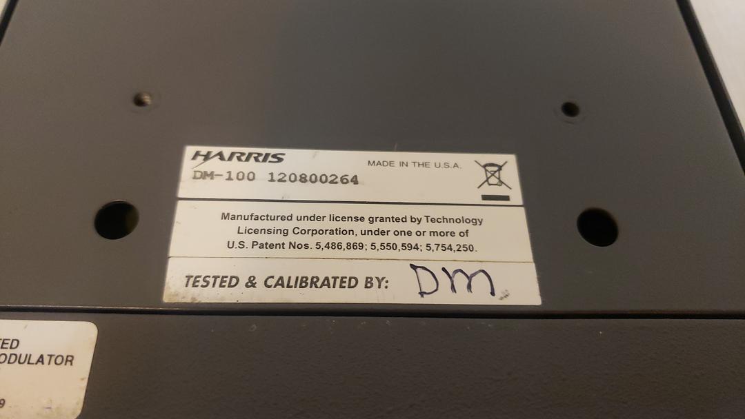 Lot of 3 VideoTek Harris DM-100 Utility Demodulator Demod(S6LLST11018)