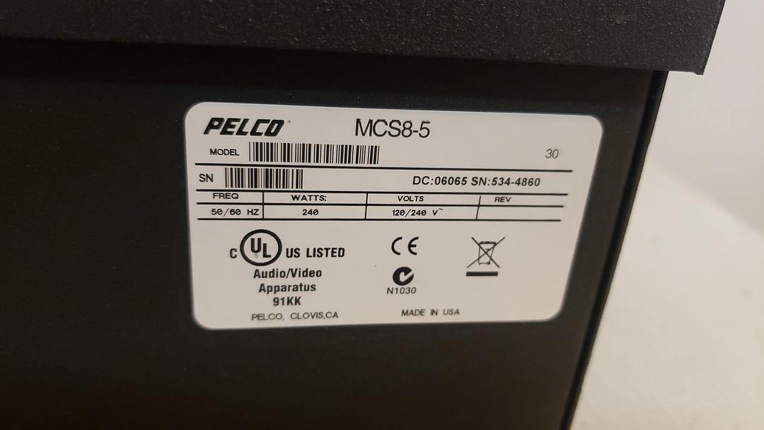 Pelco MCS8-5 Surveillance Camera Master Power Supply(S6LLST7436)