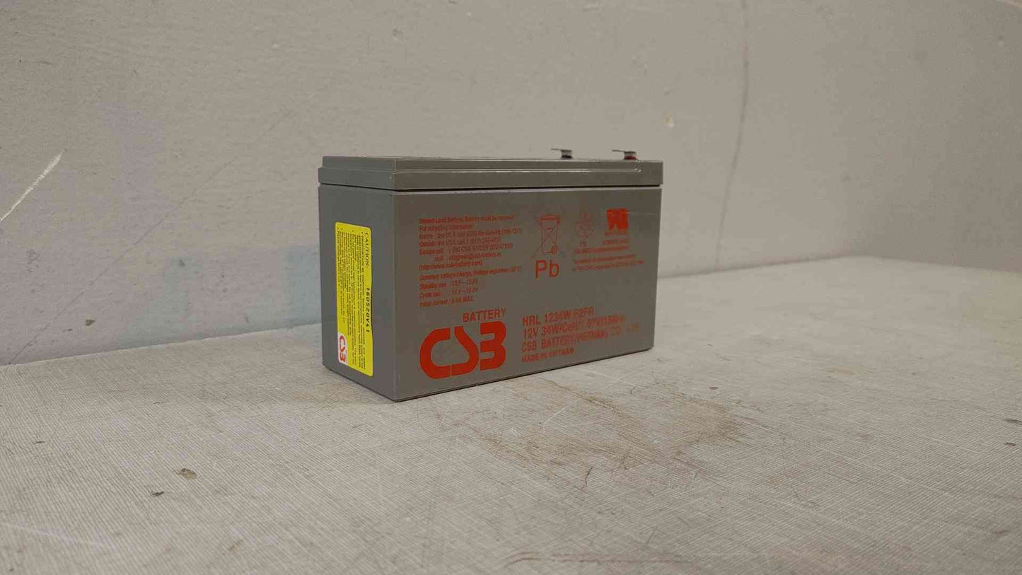 9AH CSB Nonspillable Lead Battery 12V 34W/Cell HRL 1234W F2FR