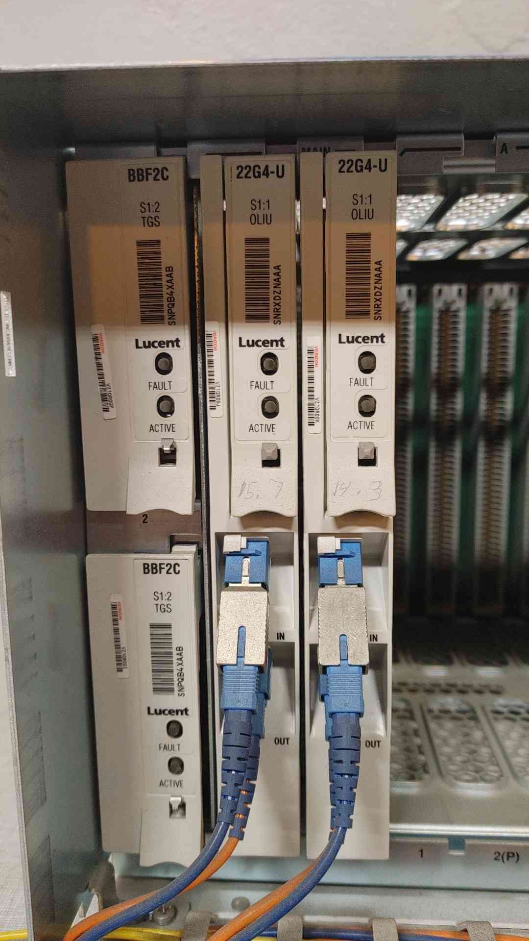 Lucent Technologies Multiplexer -48VDC 5A DDM-2000 OC-3