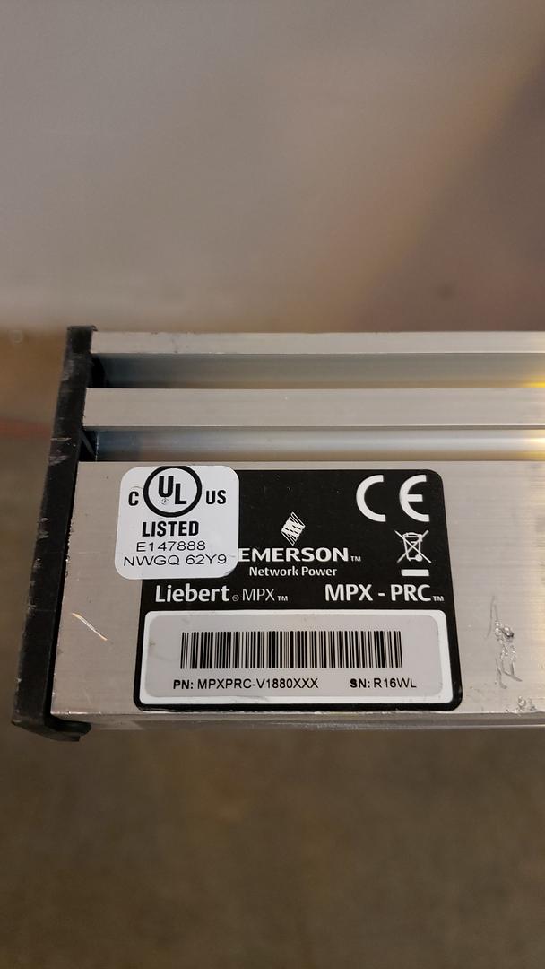 Emerson LIEBERT PDU MPX PRC Power Module Entry Rail 6'(S6LLST11095)