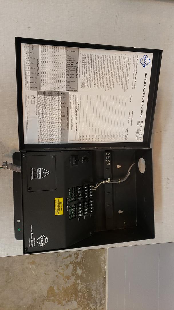 Pelco MCS8-5 Surveillance Camera Master Power Supply(S6LLST7436)