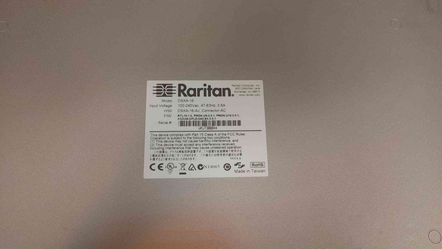 Raritan DSXA-16 Port KVM over IP Switch (103186)(103186)