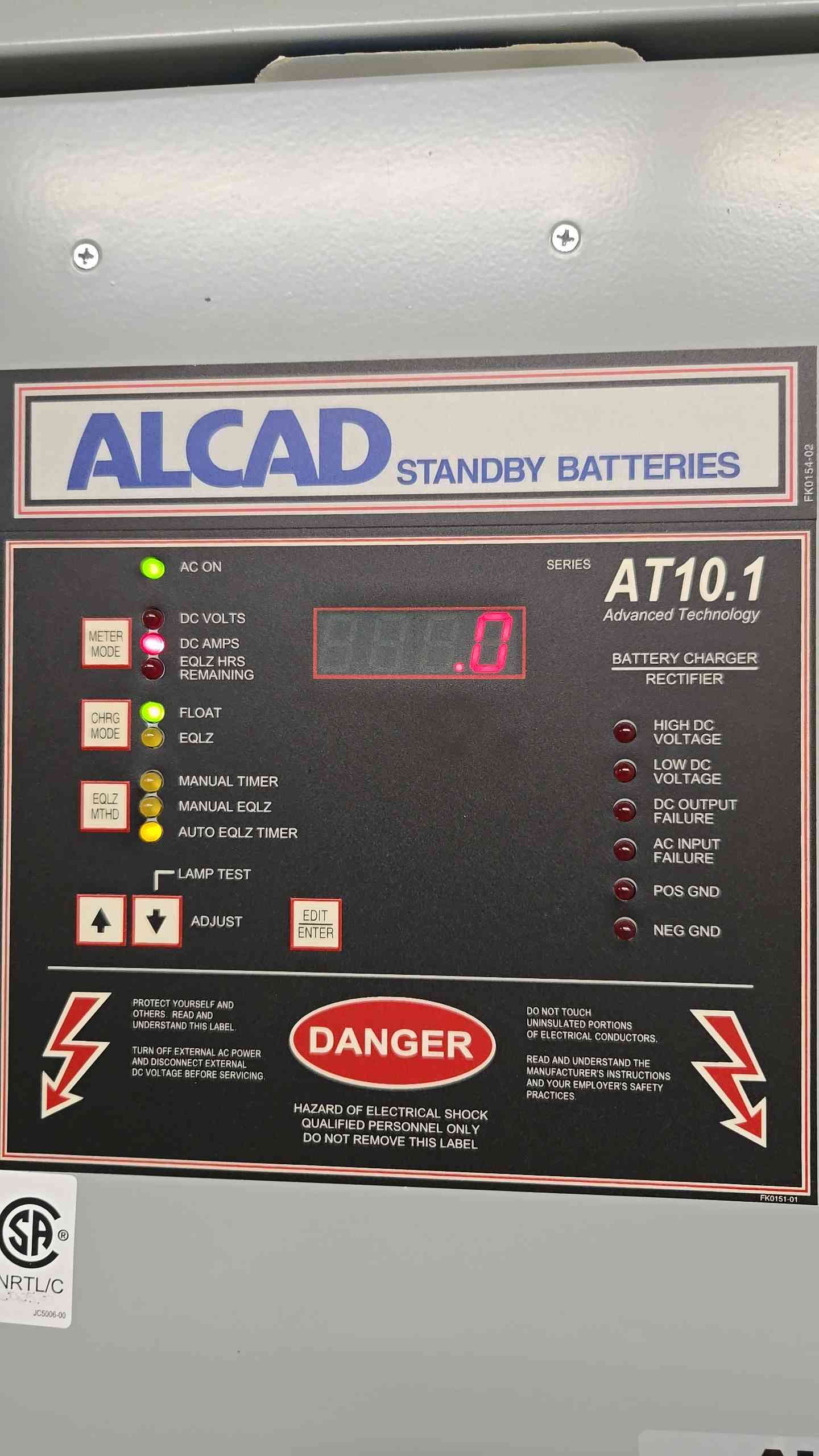 Alcad Battery Charger/ Rectifier