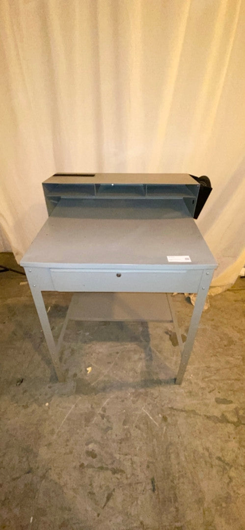 35x30x50 Metal Desk Shipping Bench with Drawer & Shelves(S6LLST3067)