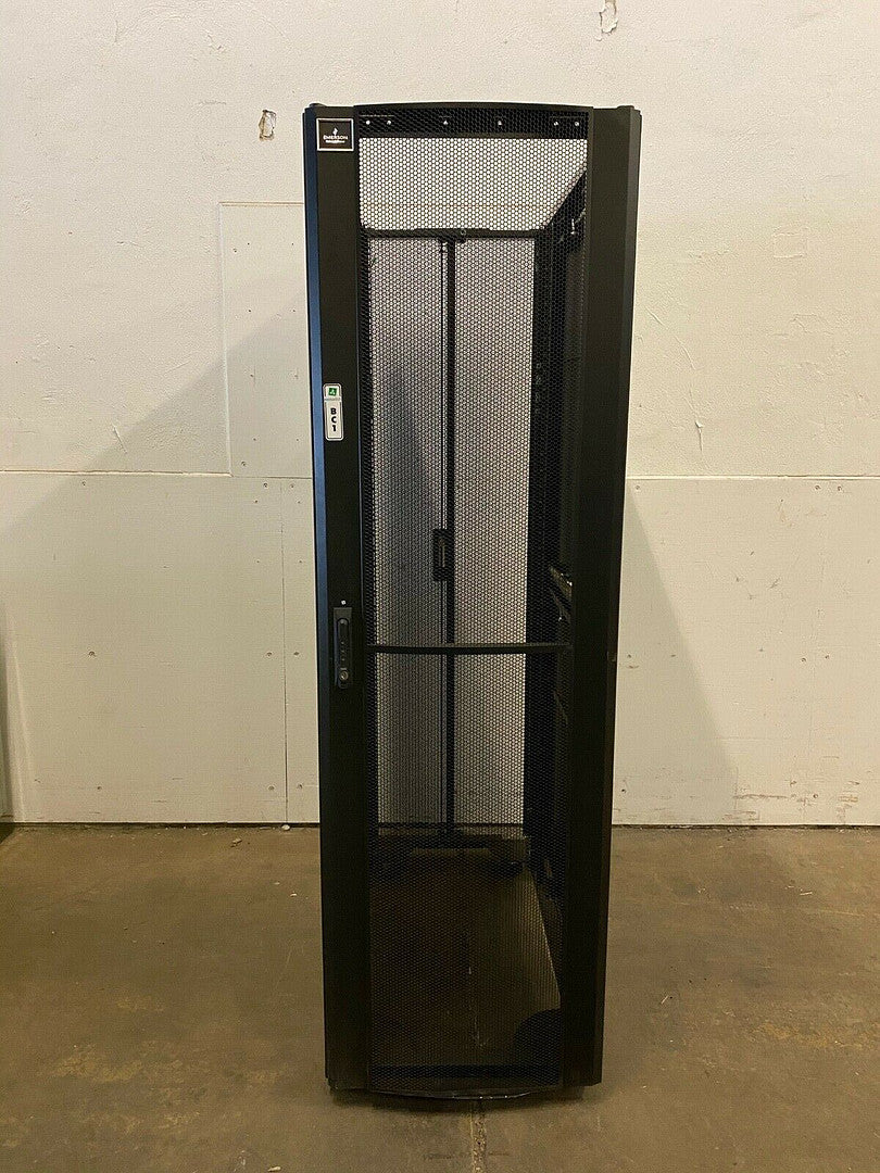 42U Emerson / Vertiv Server Racks Doors & Sides, Model No. F2612 No Top(S6LLST0179)