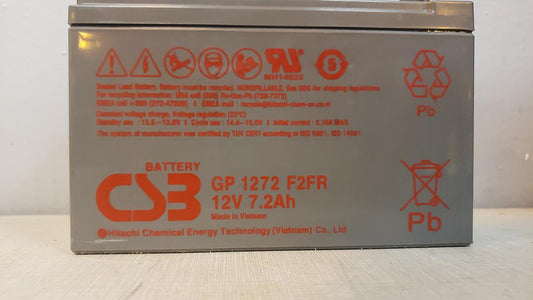 CSB 7Amp Battery GP1272 F2FR 12v WORKING!(S6LLST8800)