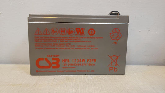 CSB 9 AMP Battery HRL1234W F2FR 12V WORKING!(S6LLST8801)