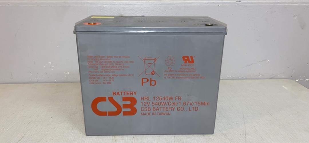 CSB Battery HRL 12540WFR Audio UPS Solar 134A Tested Good!-19140