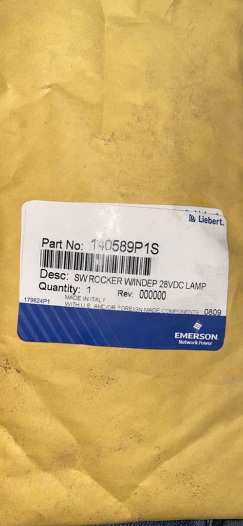 Emerson Network Power SW Rocker W/INDEP 28VDC LAMP(S6LLST4554)