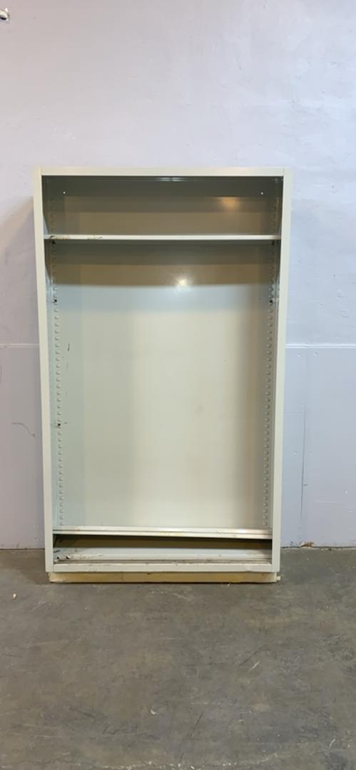 Tall Metal Storage Cabinet 4'x13"x84" w/ Shelves(S6LLST8789)