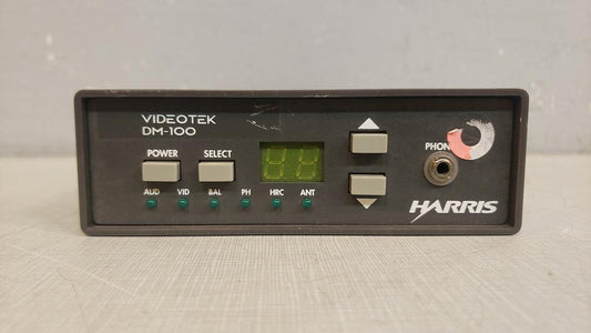 Lot of 3 VideoTek Harris DM-100 Utility Demodulator Demod(S6LLST11018)