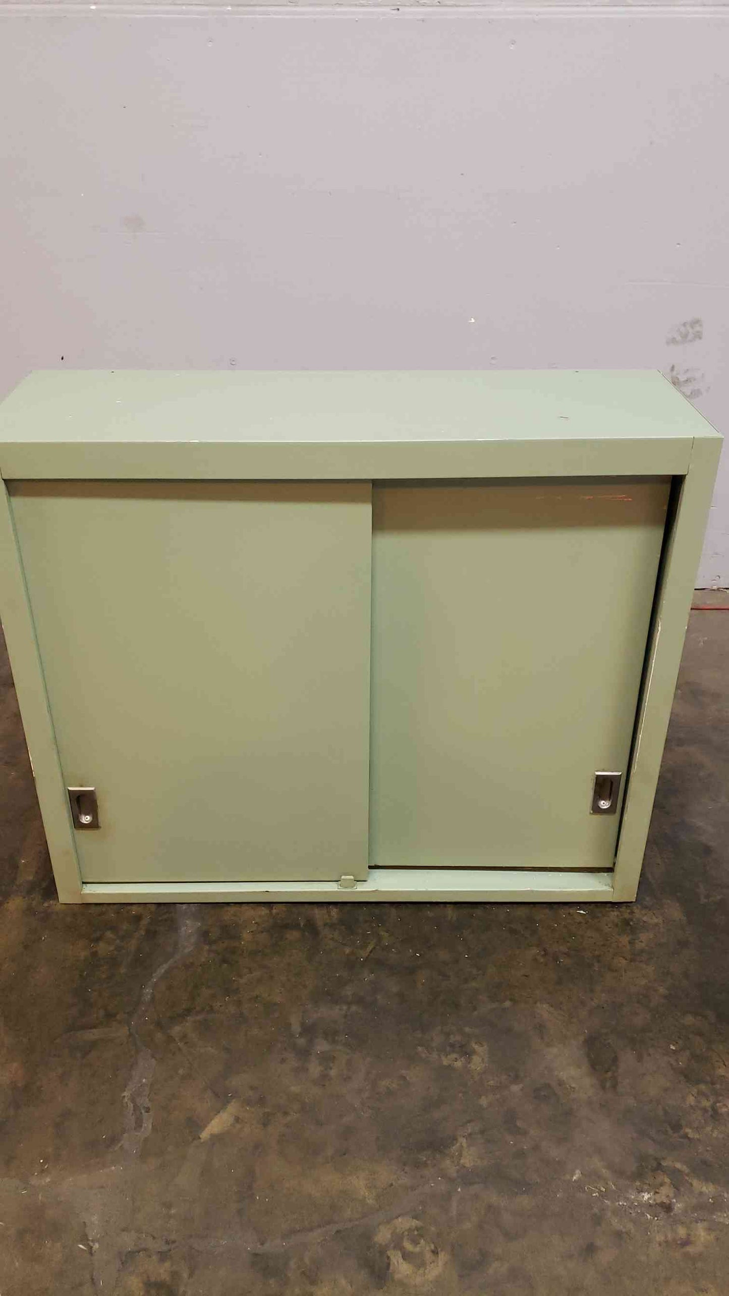 3' Green Overhead Lab Casework Cabinet Sliding(100995)