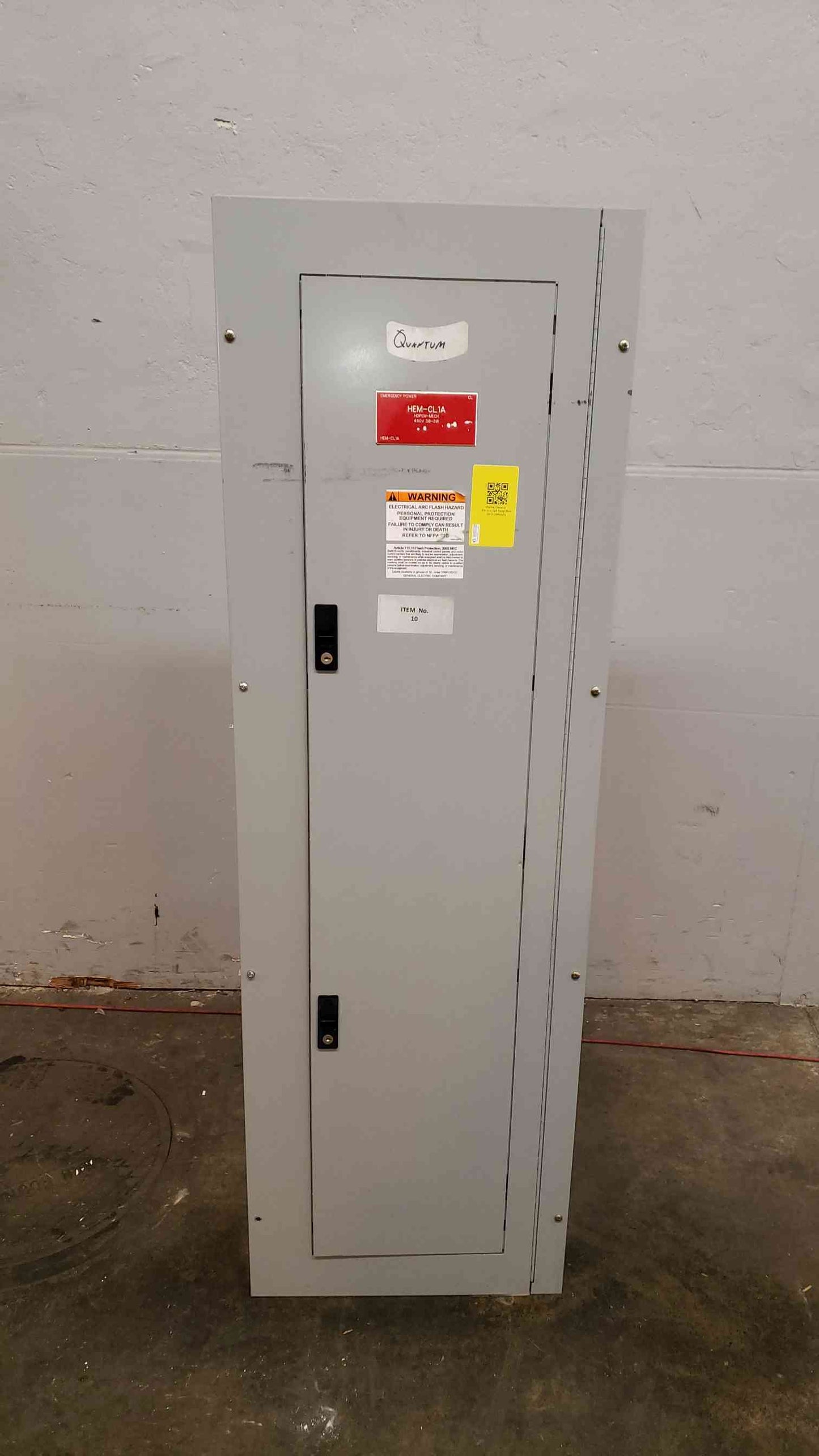 400A GE ASeries Panelboard 480V 12 Installed Breaker Distribution(2866AA)