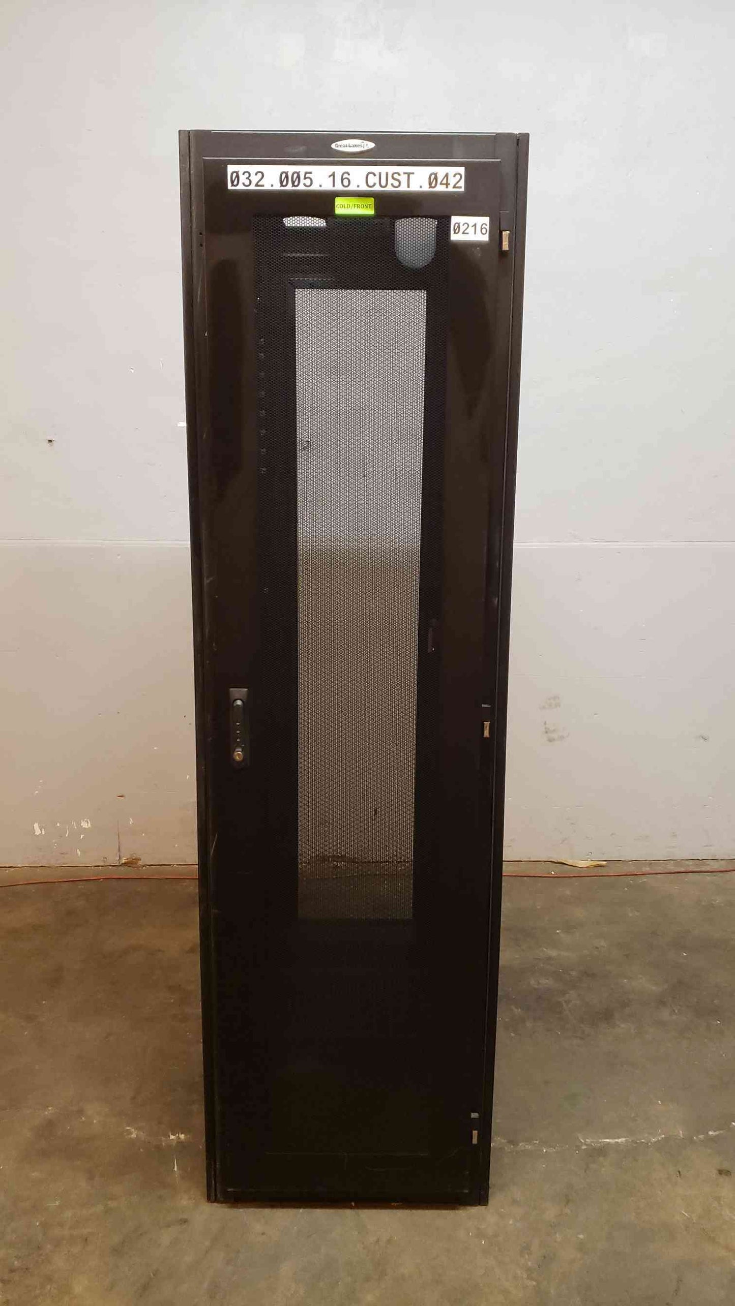 45U Great Lakes 7' Fully Enclosed Server Rack 24" Wide(3402AA)