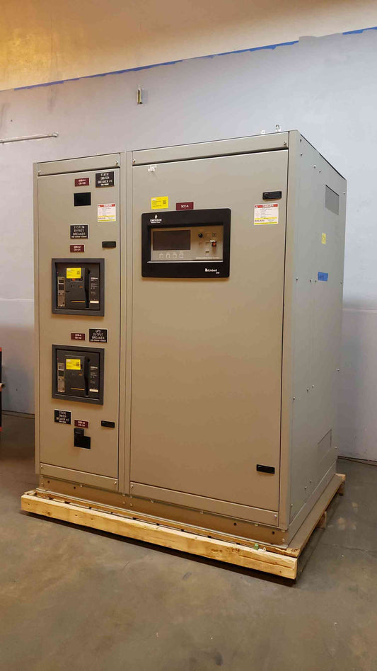 Liebert UPS SCC System Control 2000A U39CC20M6ATS29 2 Installed Breakers '09(S6LLST10988)