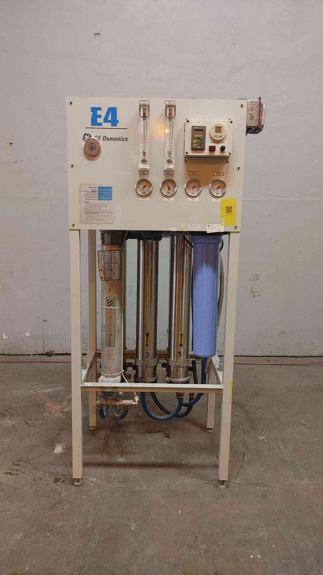 RO Osmonics Reverse Osmosis System E4 Series E4-13200 (1625AA)(1625AA)