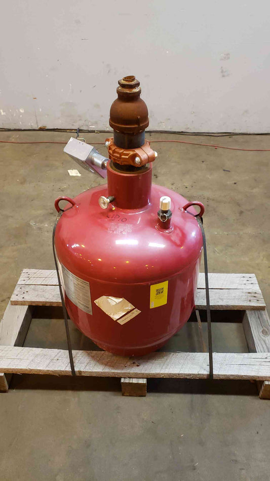 133 Lbs FM-200 Buckeye Fire Clean Agent Cylinder Partly Full (SKU: 4105AA)(4105AA)