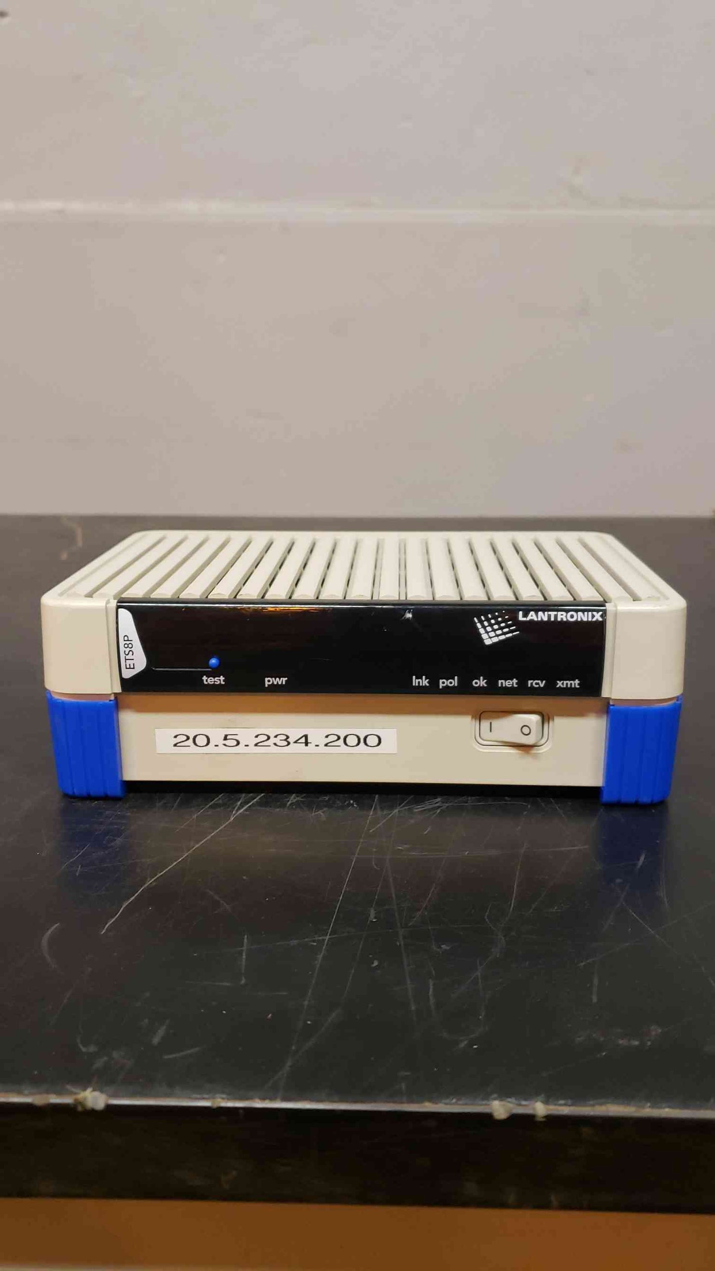 Lantronix Ethernet Server ETS8P 95-250V 50/60HZ .5A (SKU:14962AA)(14962AA)