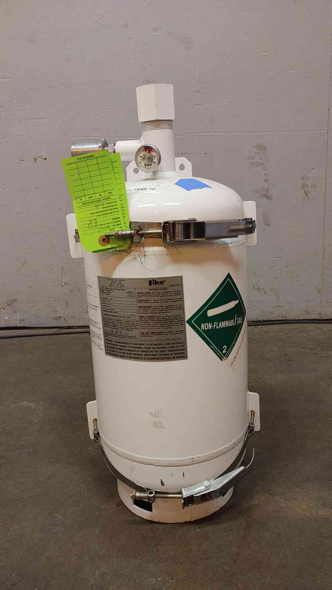 Fike Fire Suppression FE-227 68Lbs Agent Weight FM-200 (103524)(103524)