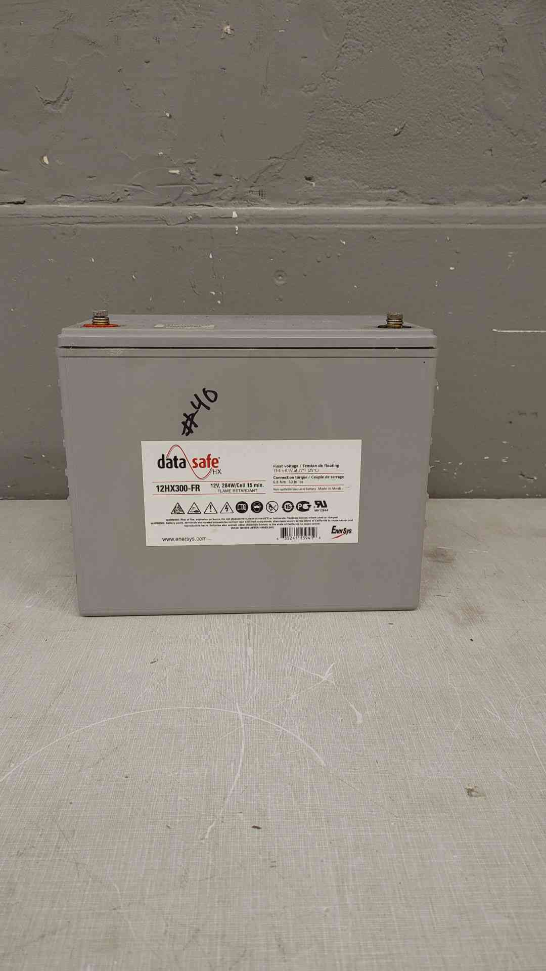 DataSafe HX Flame Retardant Battery 12V 284W/Cell 12HX300-FR 2020(103829)