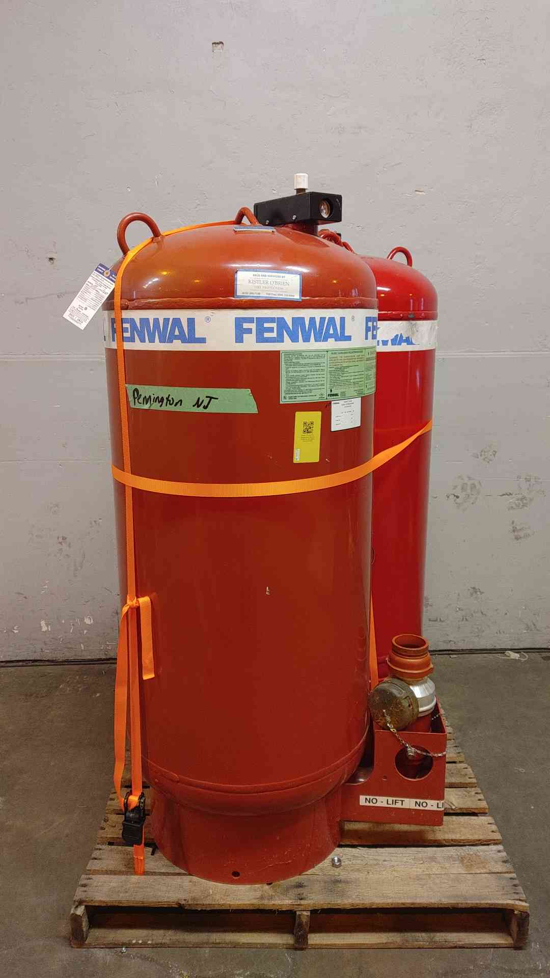 Fenwal Fire Suppression System 653 lbs FM-200 Agent(103949)