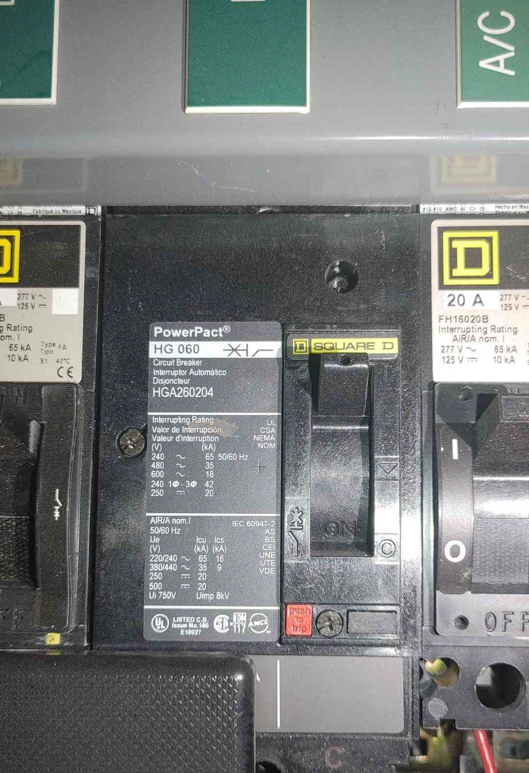 Powerpact HG060 HGA260204(104187)