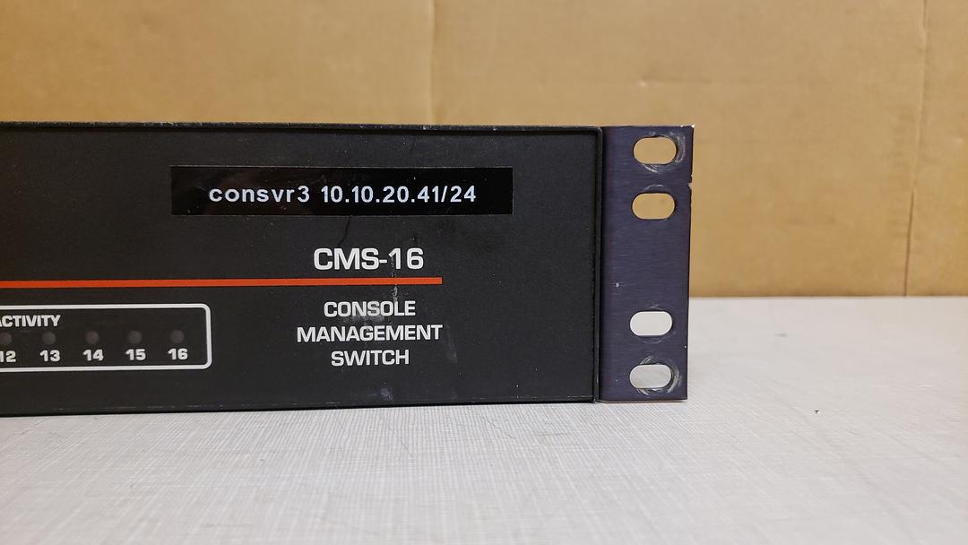 WTI CMS-16 Console Management Switch(S6LLST8115)