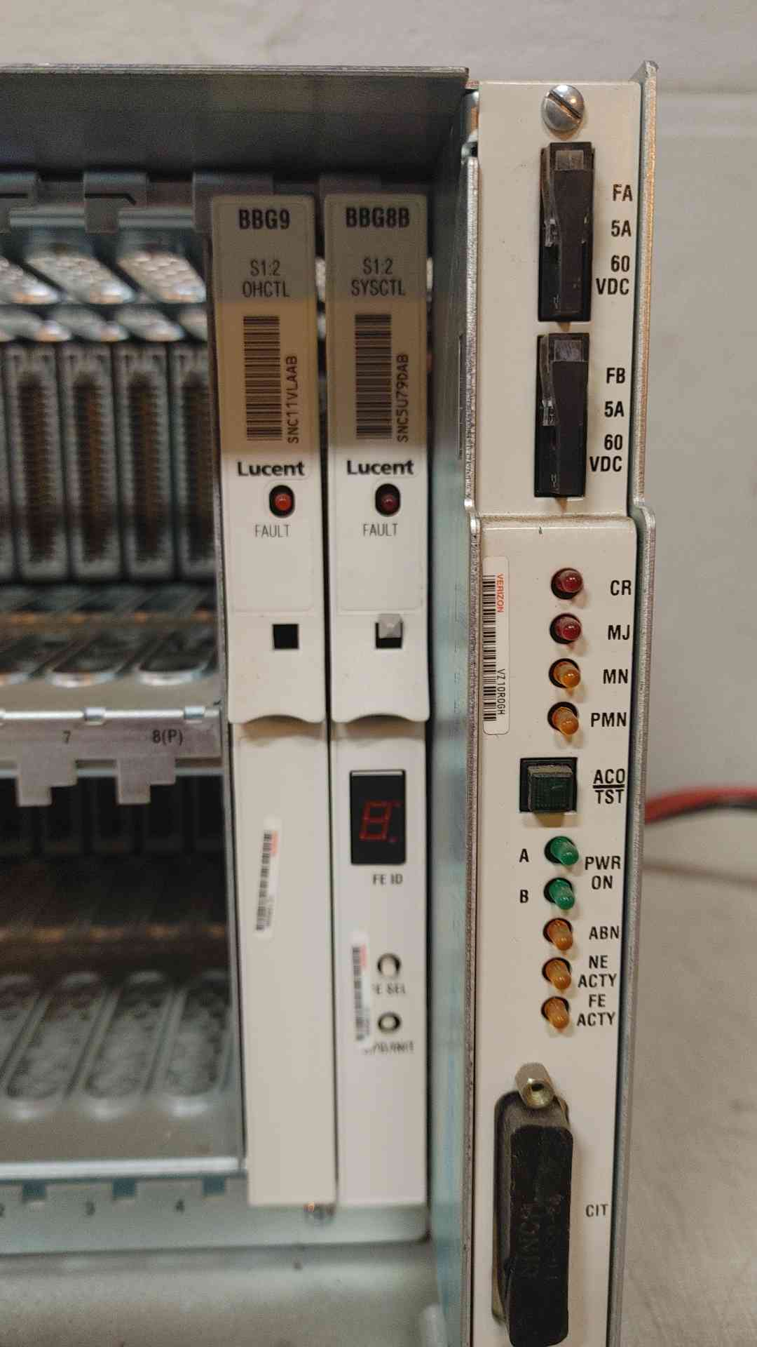 Lucent Technologies Multiplexer -48VDC 5A DDM-2000 OC-3