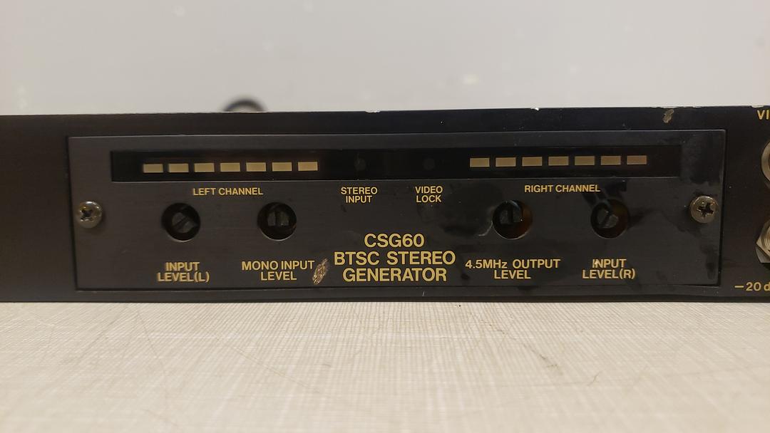 Standard TVM 450 Monaural Audio Modulator CSG60 Stereo Generator Rackmount(S6LLST11025)