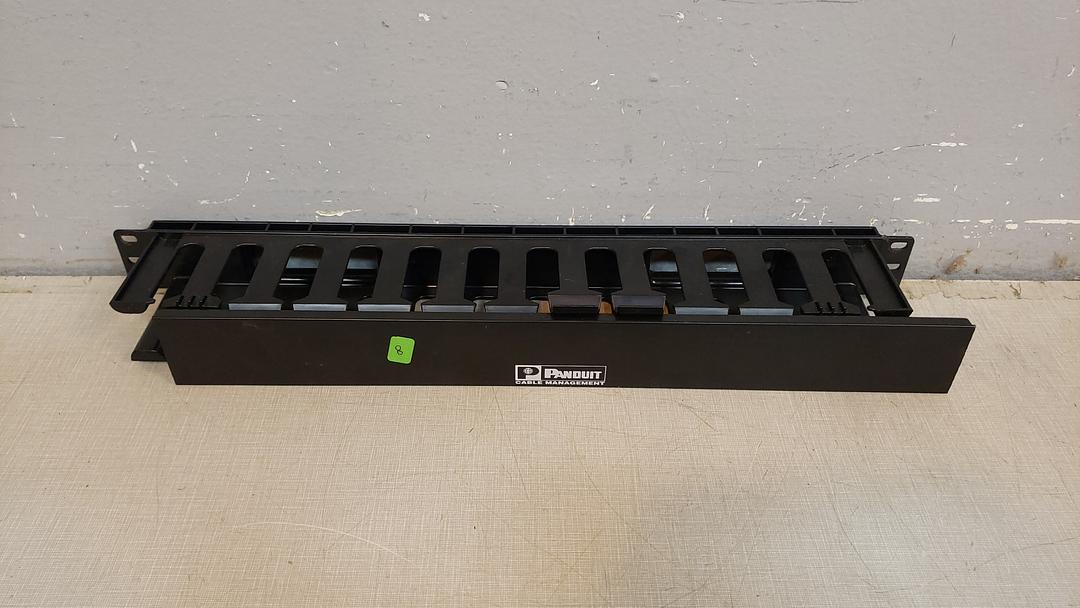 Lot of 6 Panduit Horizontal Cable Management 2 RU black(S6LLST11148)