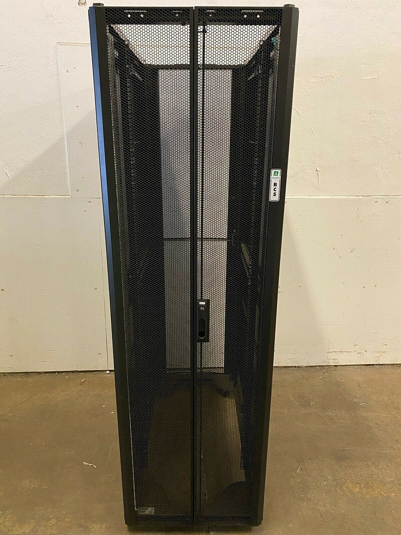 42U Emerson / Vertiv Server Racks Doors & Sides, Model No. F2612 No Top(S6LLST0179)