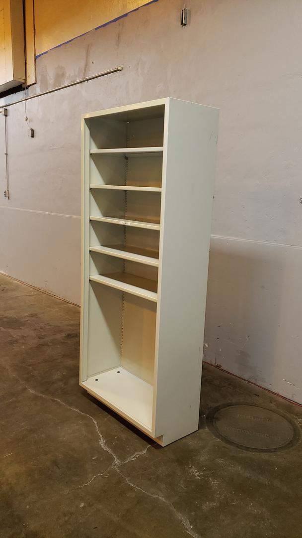 7' Tall White Metal Shelf(S6LLST11480)