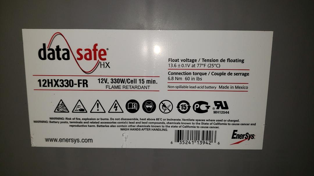 Data Safe Solar/UPS Battery 12HX330-FR ˜19 82AH 12V-19140